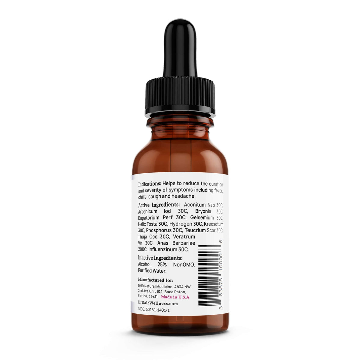 Cold Guard Plus Homeopathic Flu Remedy (Liquid)