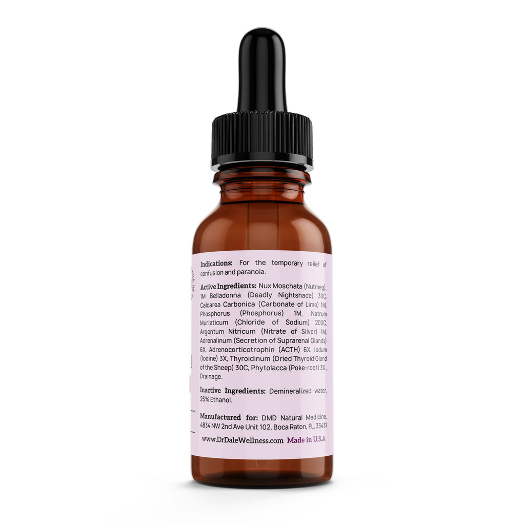 MBM / NER Thyroid & Adrenal (Confusion/Paranoia) Emotional Remedy