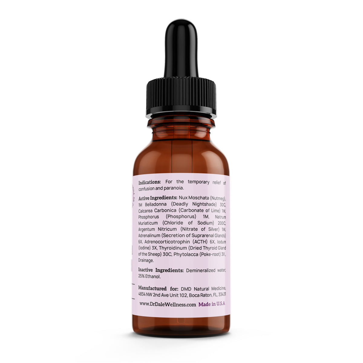 MBM / NER Thyroid & Adrenal (Confusion/Paranoia) Emotional Remedy