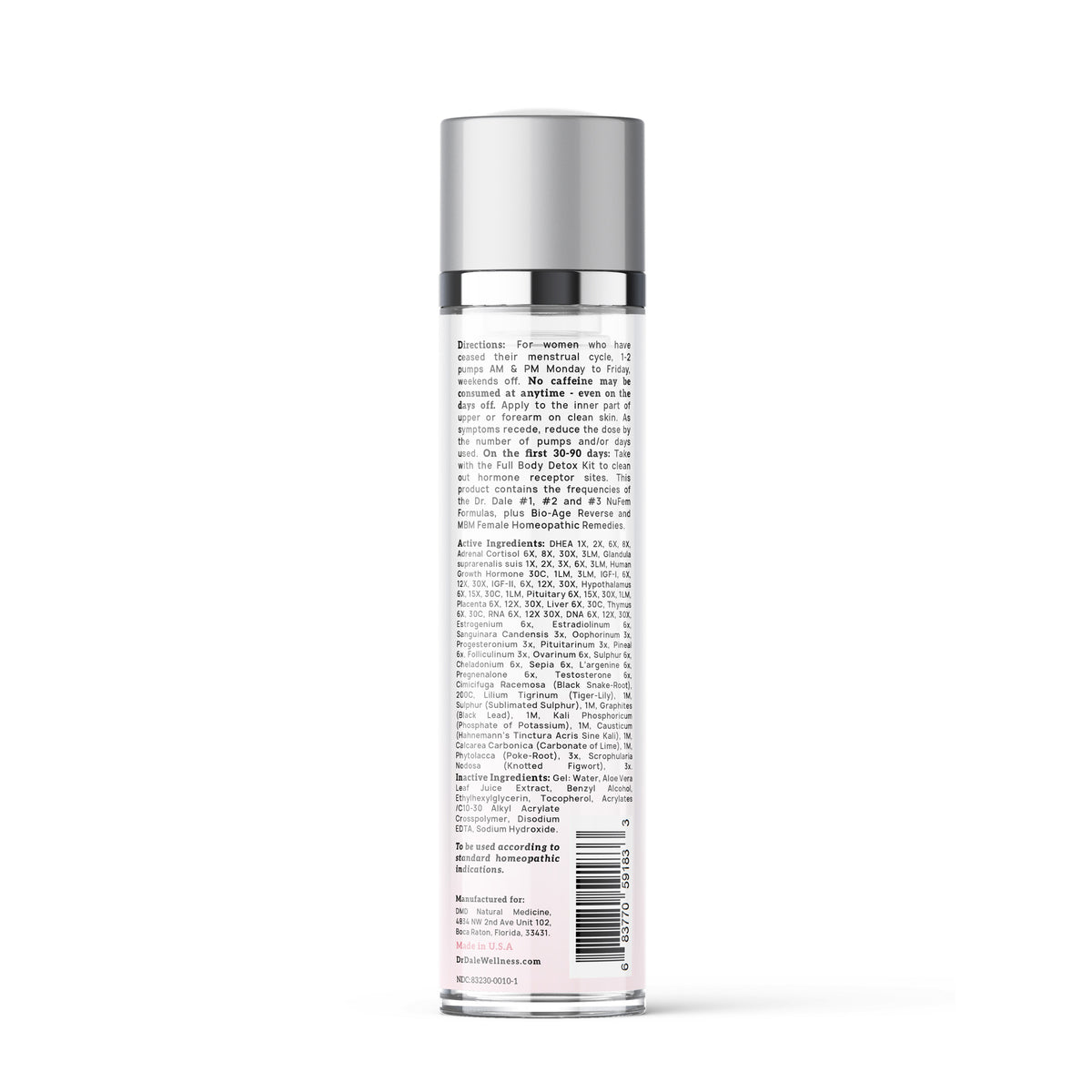 MenoGel: Menopause Relief Topical Gel