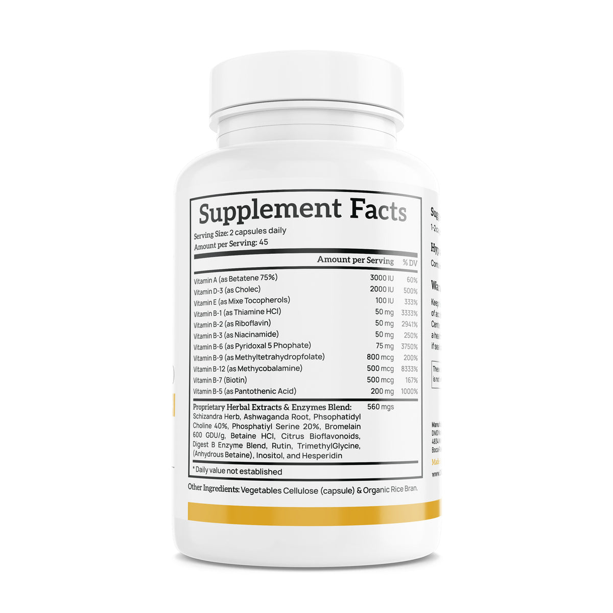 Comprehensive Multivitamin & Daily Wellness Support (Optimal Multi Pro)