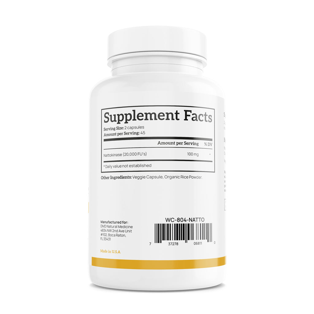 Circulation & Fibrin Balance Support (Raw Nattokinase)