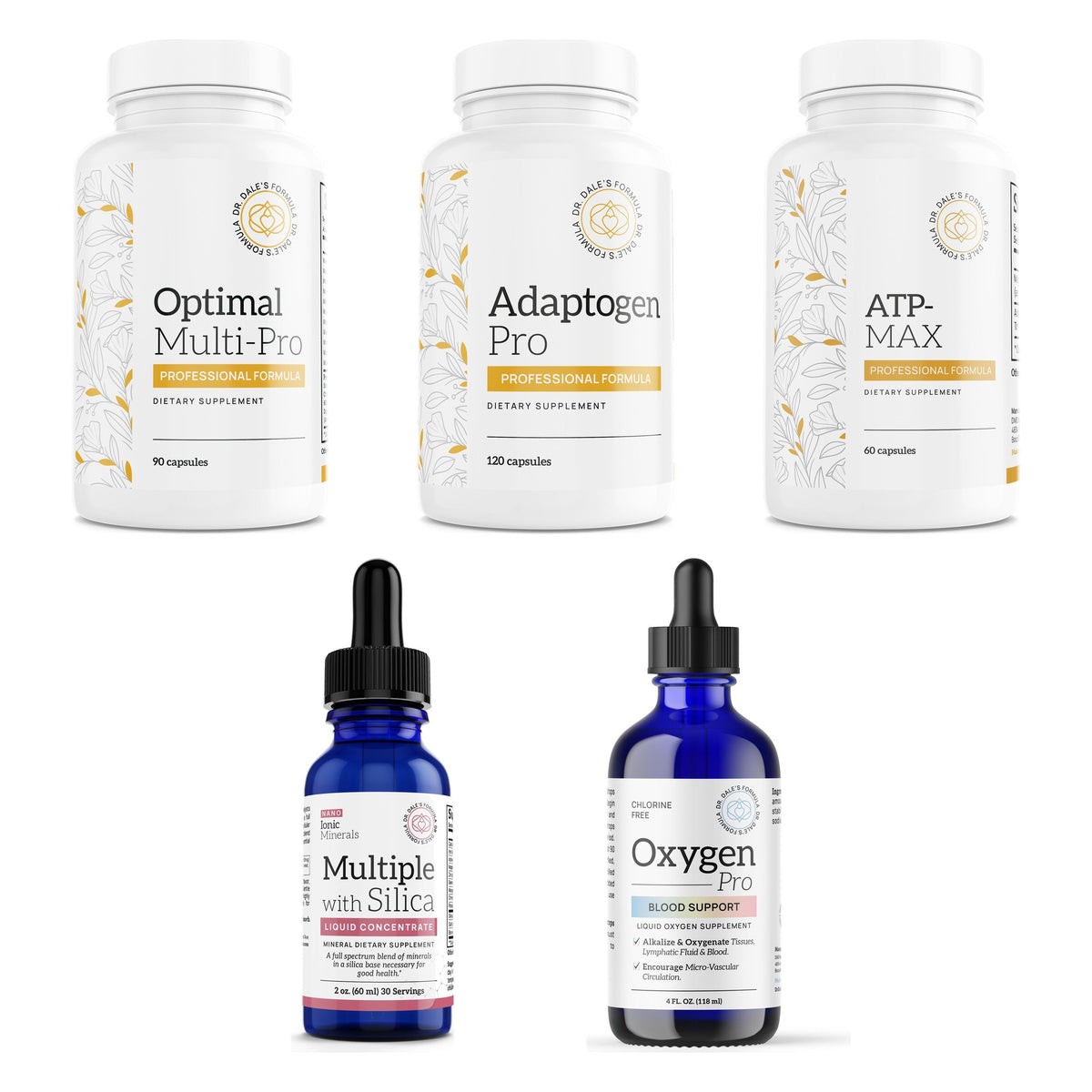 Chronic Fatigue and Energy Reset Pack contents