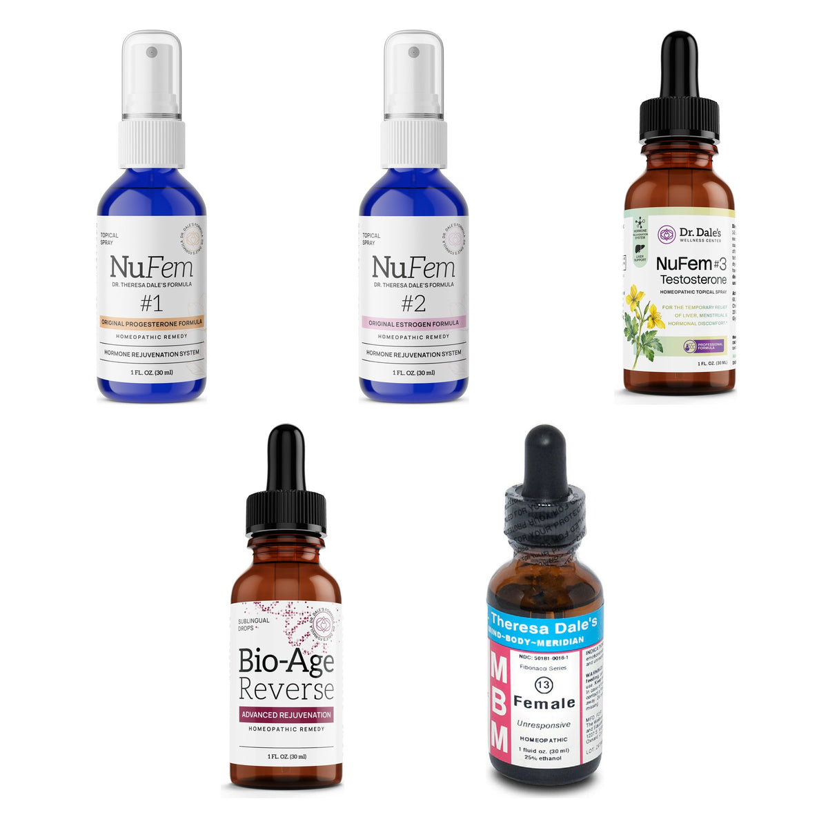 Female Hormone Maintenance Protocol Pack (Topical) contents