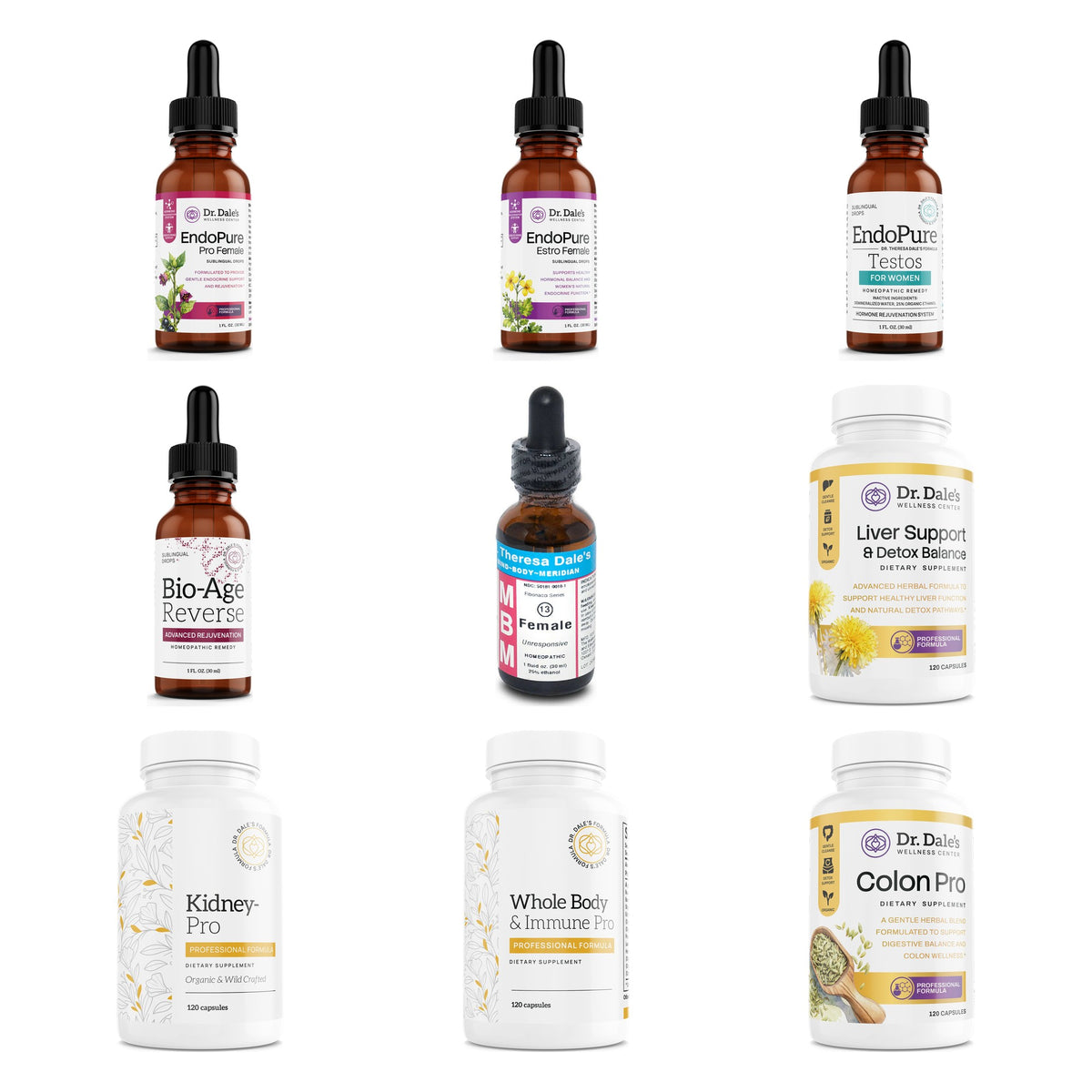 Female Hormone Balance and Rejuvenation Protocol Pack (Oral) contents